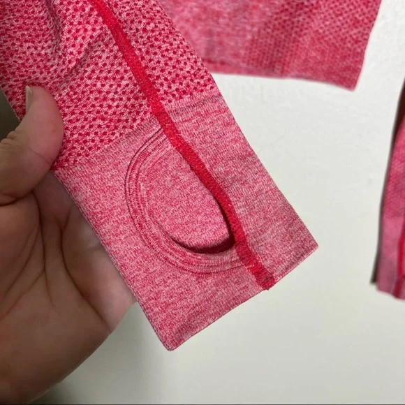 Gymshark Womens Vital Seamless Long Sleeve Cropped Shirt Size XS - Picture 4 of 7